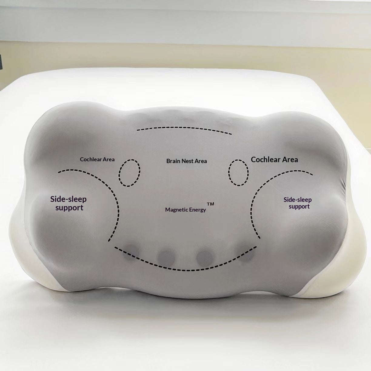 Magnet pillow cloud slow rebound memory cotton cervical spine pillow magnet jade pillow