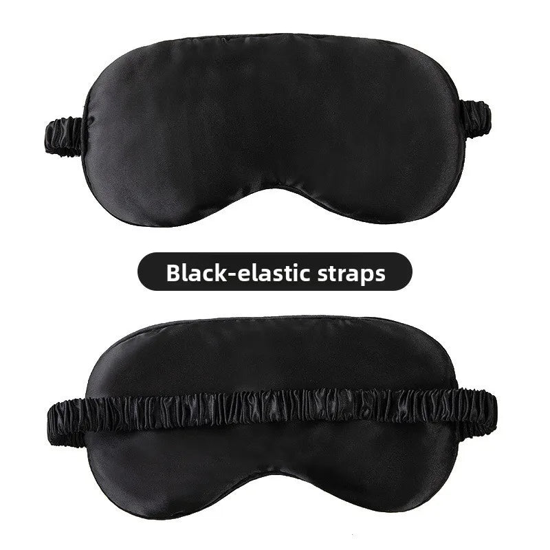 Silk Sleep Aviation Eye Mask Sleep Blackout Double-sided Mulberry Silk Eye Mask Ice Compress Ice Silk Eye Mask