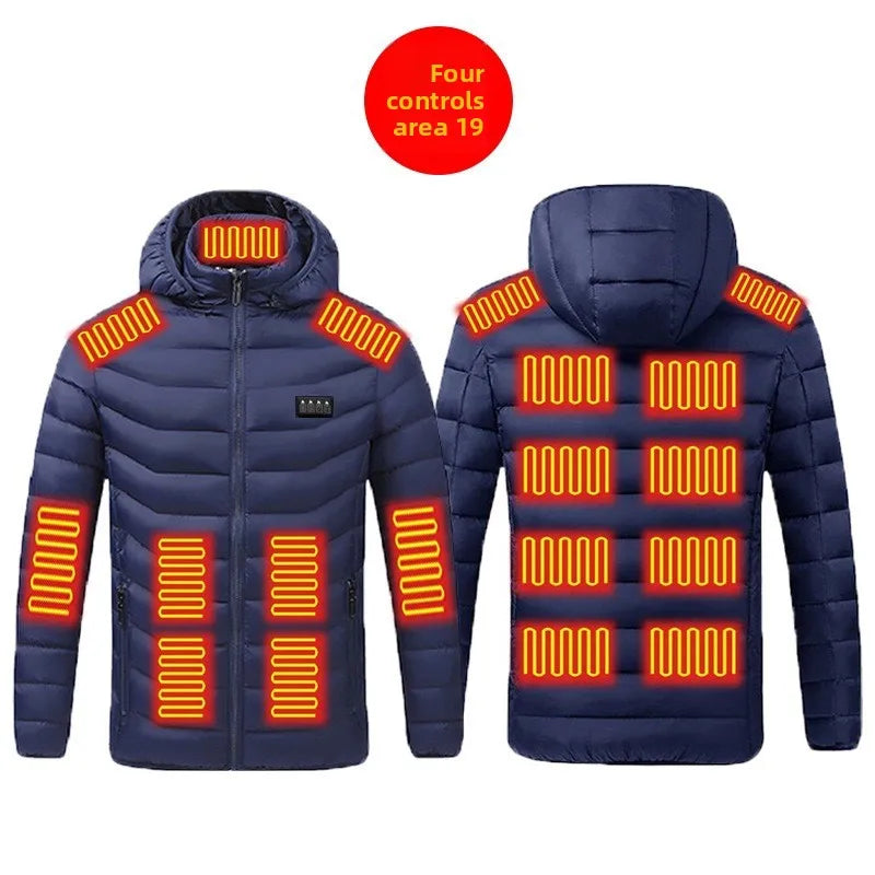 Intelligent heating cotton-padded clothes cotton-padded clothes heating clothes constant temperature heating