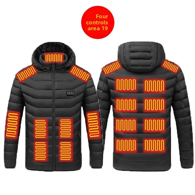 Intelligent heating cotton-padded clothes cotton-padded clothes heating clothes constant temperature heating