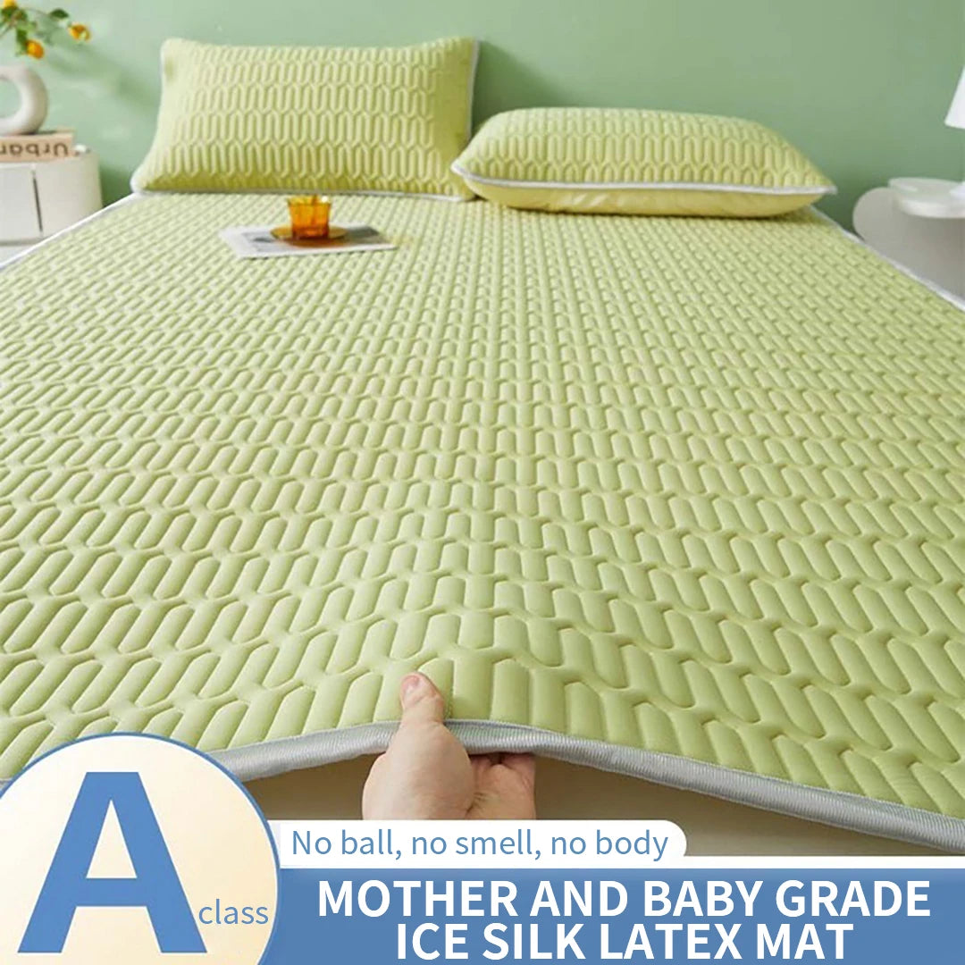 Natural Latex Cooling Mat Pad for Babies Soft Eco-Friendly Multi-Layer Design Breathable Durable and Fade-Resistant