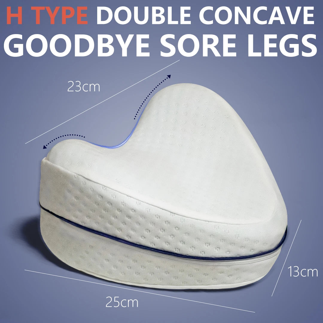Leg Pillow for Office and Car Contoured Design for Relaxation and Neck Support - Soft and Breathable Easy to Clean