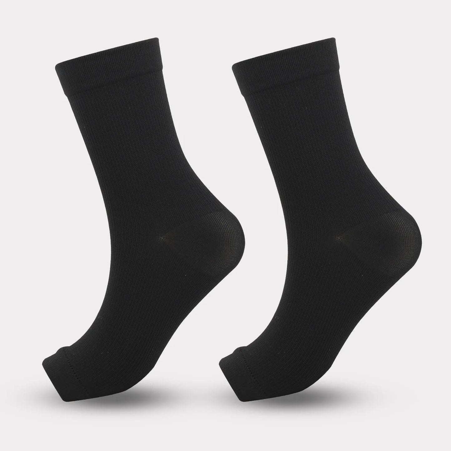 Knit Yoga Socks Toeless Compression Socks for Running Fitness Unisex Breathable Comfortable