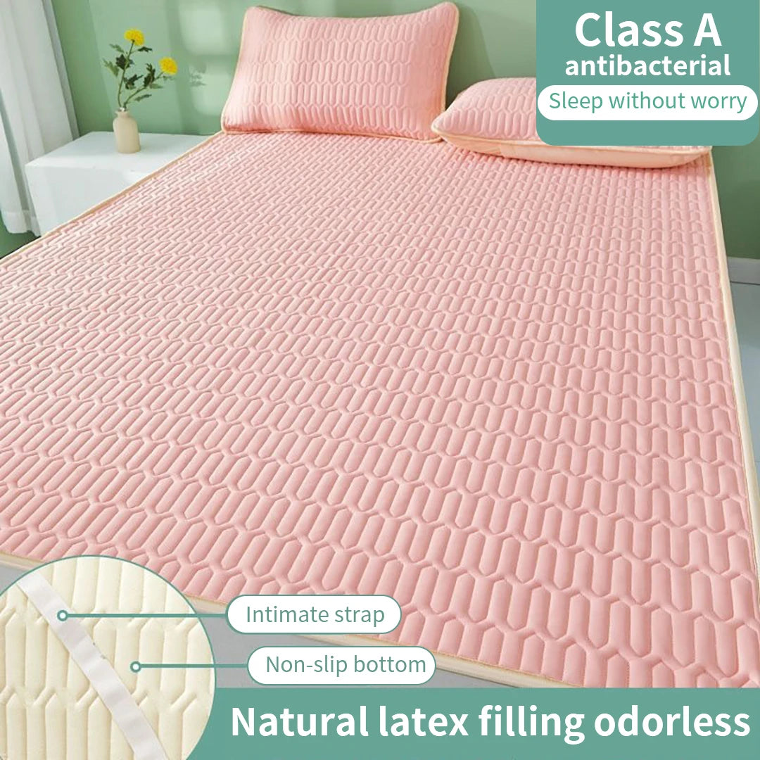 Natural Latex Cooling Mat Pad for Babies Soft Eco-Friendly Multi-Layer Design Breathable Durable and Fade-Resistant