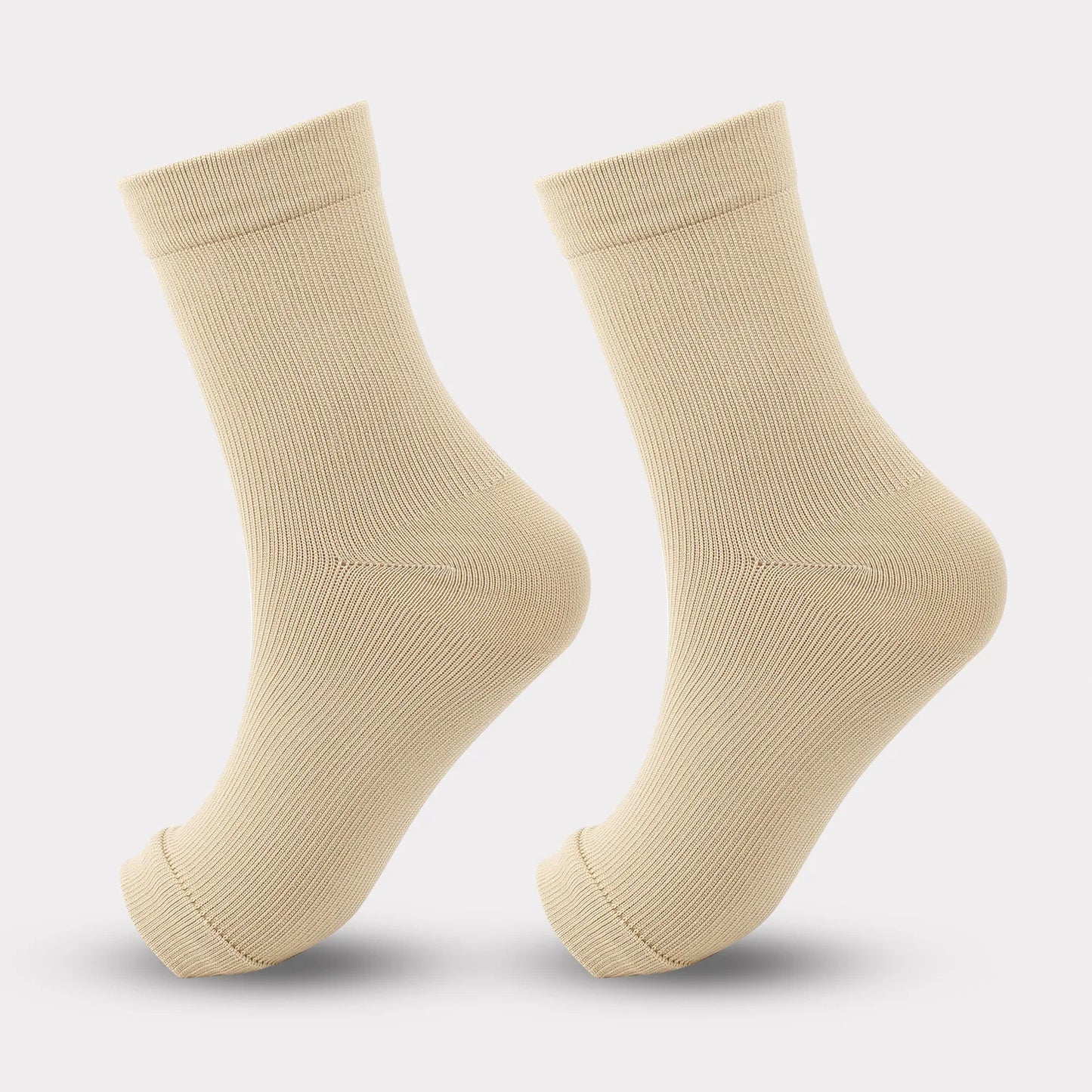 Knit Yoga Socks Toeless Compression Socks for Running Fitness Unisex Breathable Comfortable
