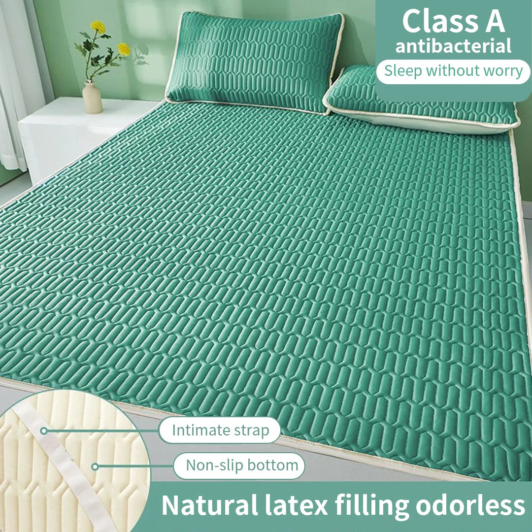 Natural Latex Cooling Mat Pad for Babies Soft Eco-Friendly Multi-Layer Design Breathable Durable and Fade-Resistant
