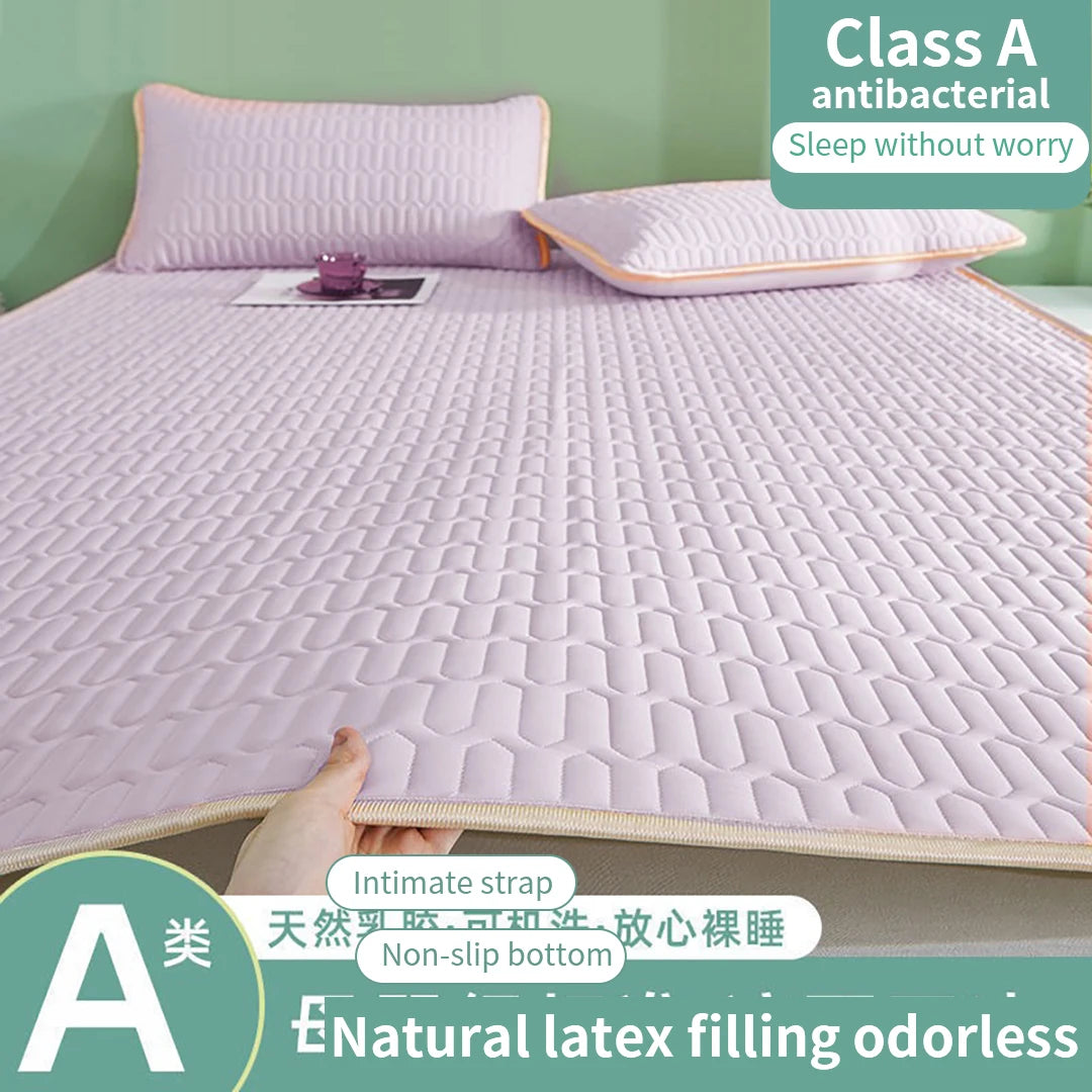 Natural Latex Cooling Mat Pad for Babies Soft Eco-Friendly Multi-Layer Design Breathable Durable and Fade-Resistant
