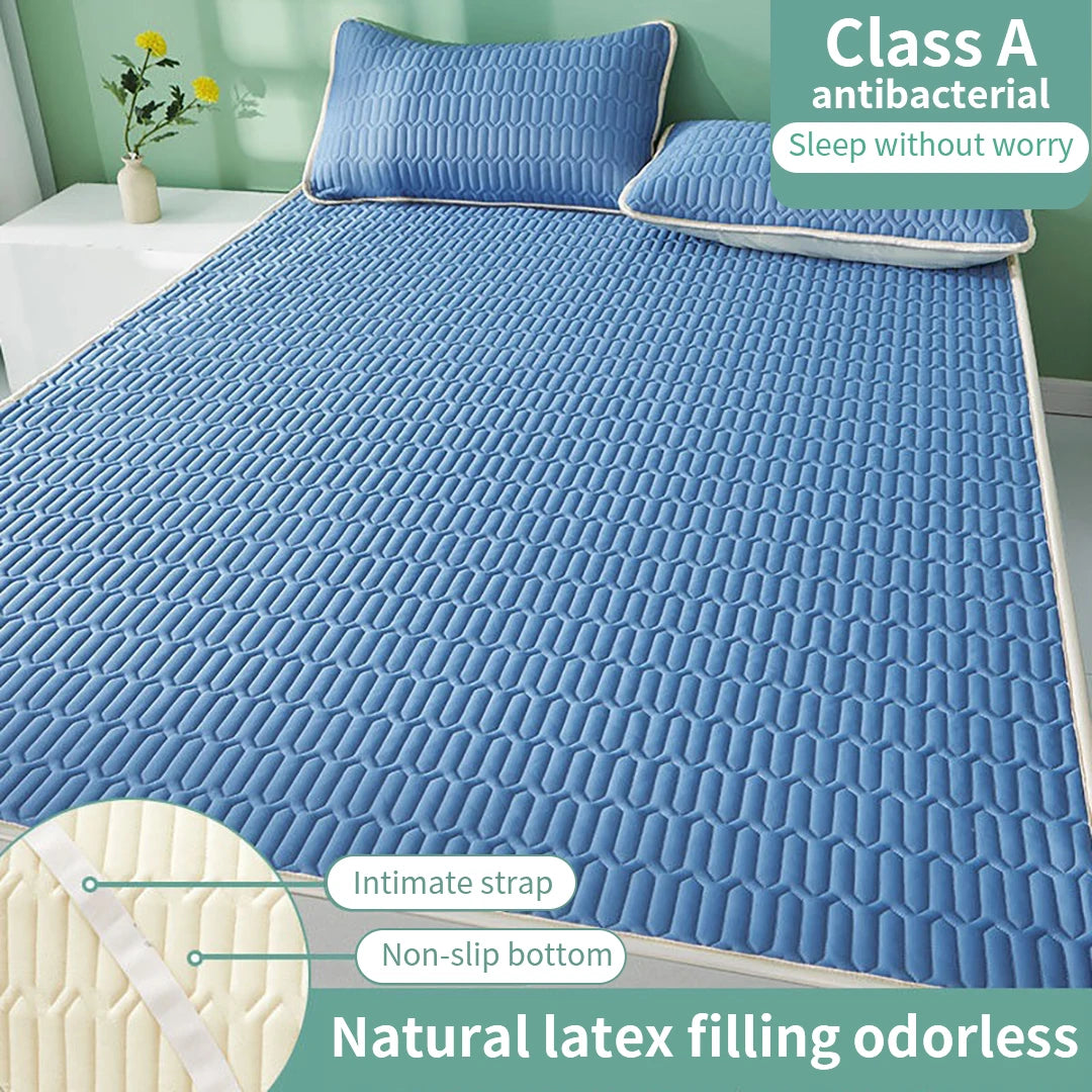Natural Latex Cooling Mat Pad for Babies Soft Eco-Friendly Multi-Layer Design Breathable Durable and Fade-Resistant