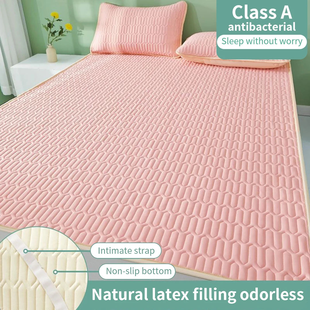 Natural Latex Cooling Mat Pad for Babies Soft Eco-Friendly Multi-Layer Design Breathable Durable and Fade-Resistant