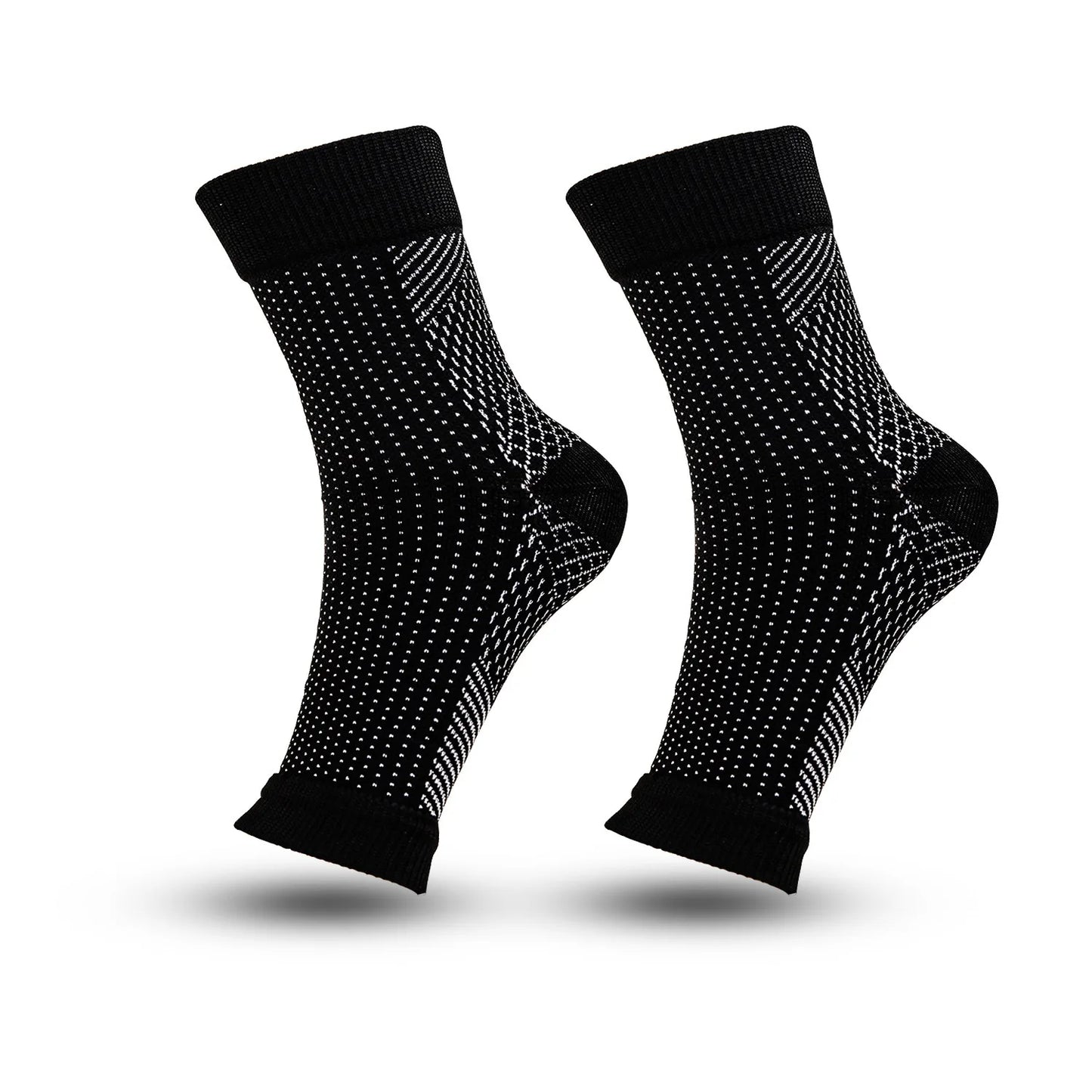 Knit Yoga Socks Toeless Compression Socks for Running Fitness Unisex Breathable Comfortable