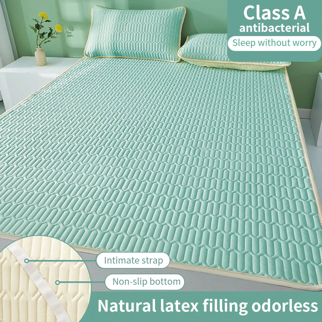 Natural Latex Cooling Mat Pad for Babies Soft Eco-Friendly Multi-Layer Design Breathable Durable and Fade-Resistant