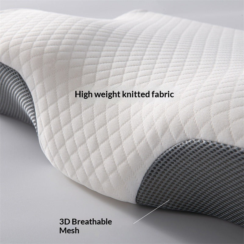 Butterfly memory pillow deep sleep slow rebound space memory cotton pillow cervical spine protection pillow