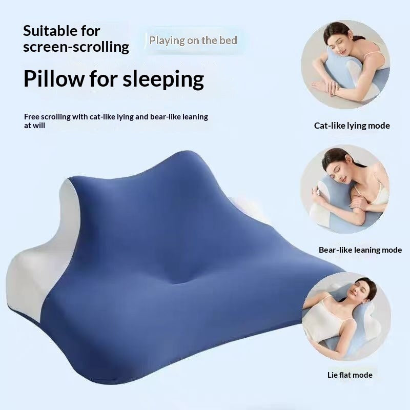 Memory Foam Neck Pillow — Multi-Position Comfort