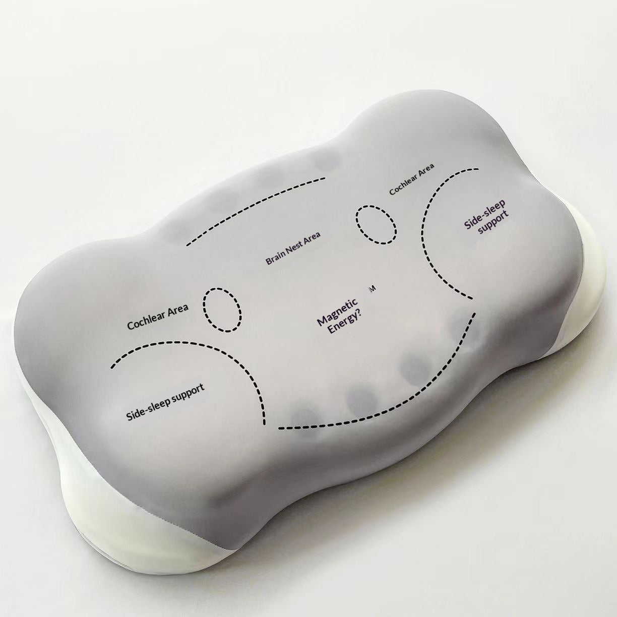 Magnet pillow cloud slow rebound memory cotton cervical spine pillow magnet jade pillow