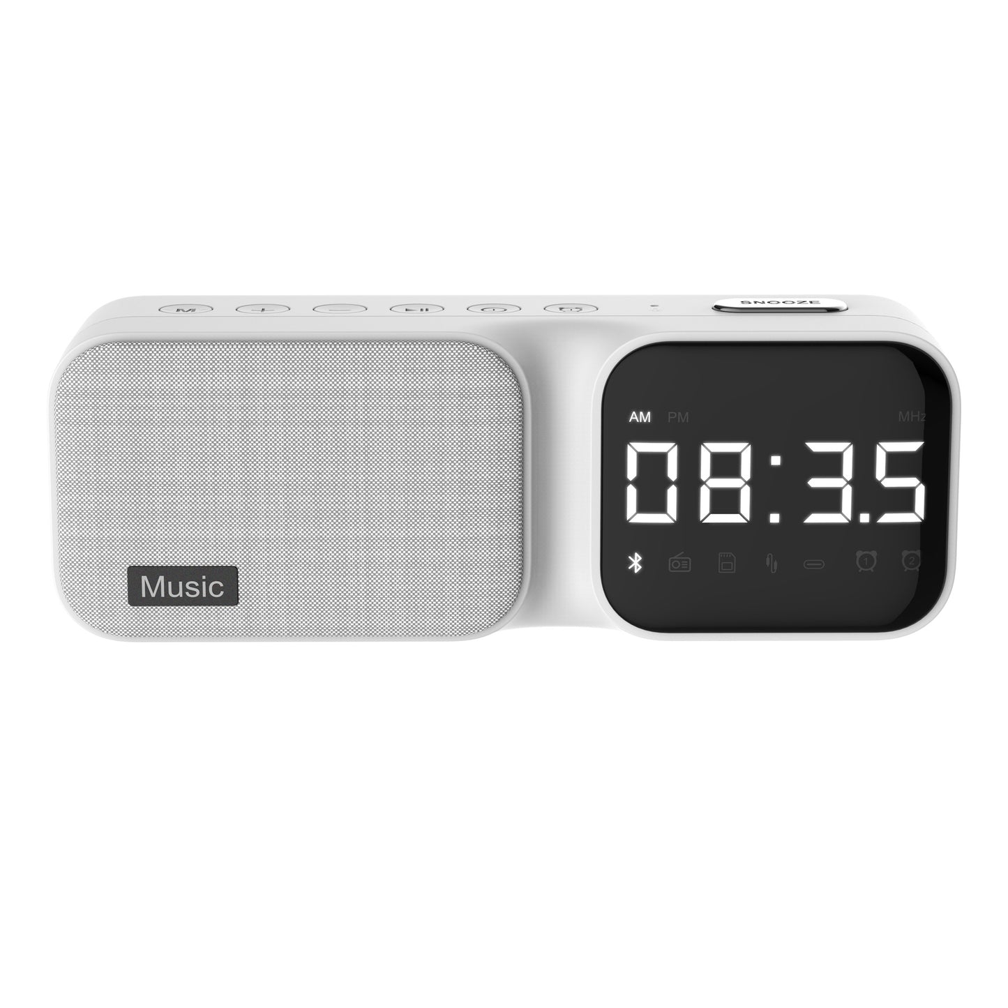 White noise sleep aid Bluetooth speaker alarm clock wireless small speaker infant soothing sleep audio timing