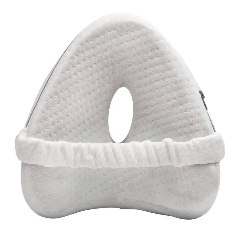 Leg Knee Foam Pillow Memory Cotton Support Cushion Between Legs for Hip Pain Sciatica Side Sleeping Pillow Thigh Leg Pad Cushion