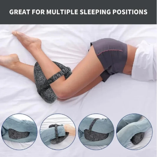 Leg Knee Foam Pillow Memory Cotton Support Cushion Between Legs for Hip Pain Sciatica Side Sleeping Pillow Thigh Leg Pad Cushion