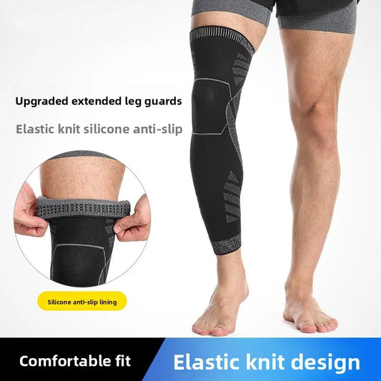 Sports Leggings Protective Gear Knitted Pressure Knee Pads Outdoor Riding Basketball Long Legs