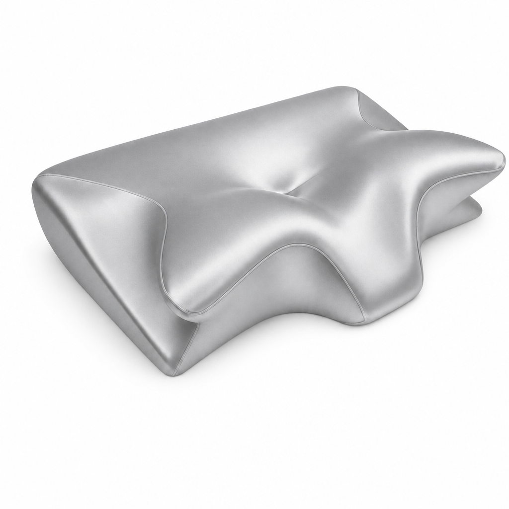 Ice Silk Cooling Butterfly Memory Foam Pillow