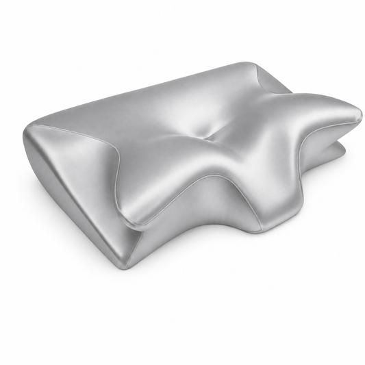 Ice Silk Cooling Butterfly Memory Foam Pillow